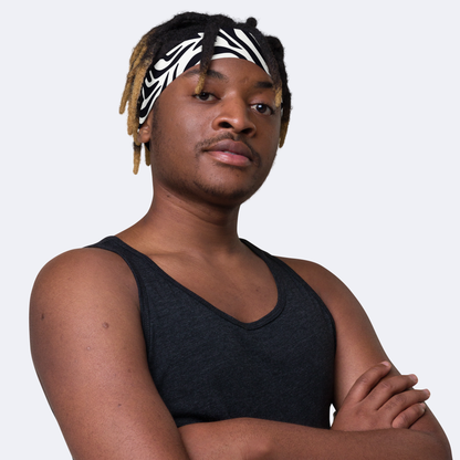Zebra Print "Beast Inside" Headband