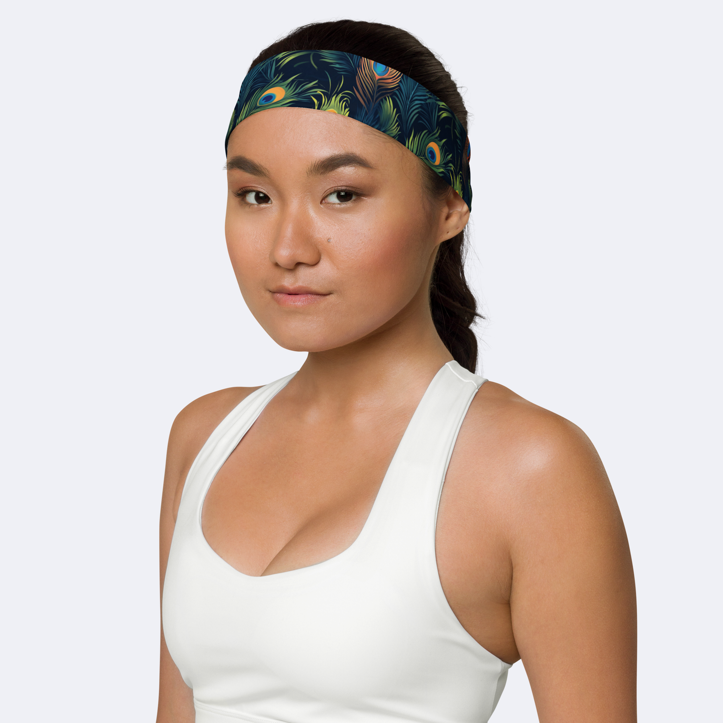 Peacock Feather "Beast Inside" Headband