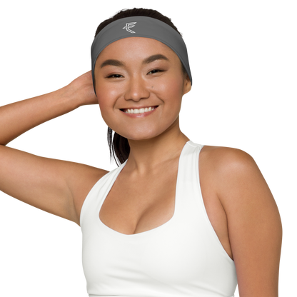 Grey "Tagged" Headband