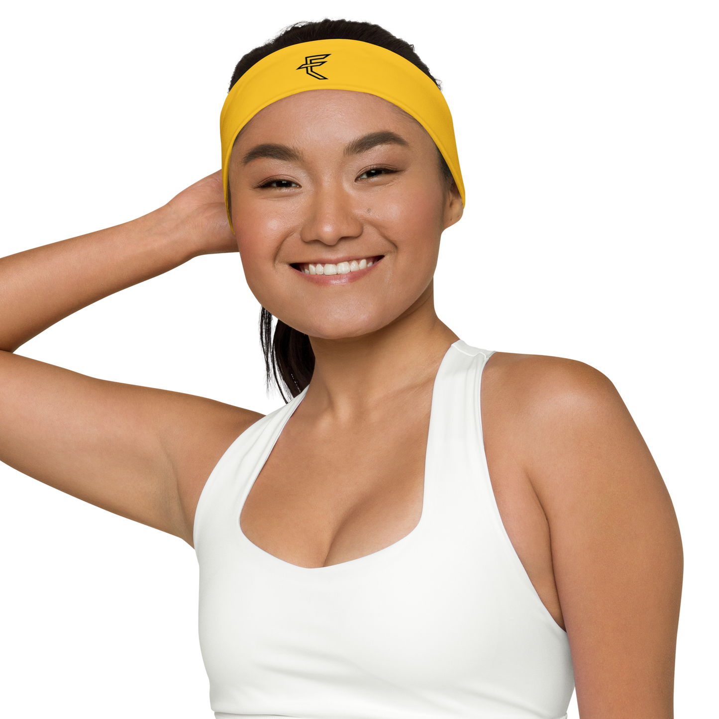 Yellow "Tagged" Headband
