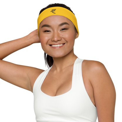Yellow "Tagged" Headband