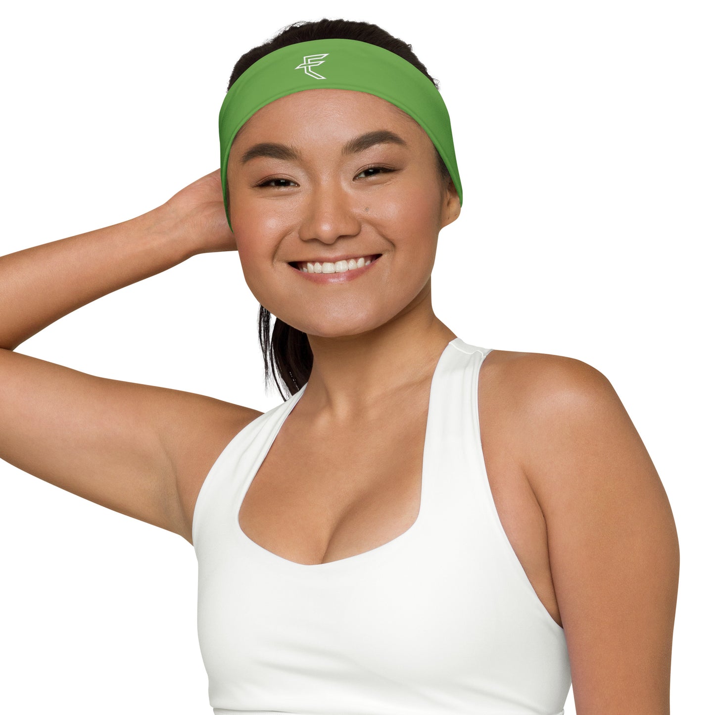 Green "Tagged" Headband