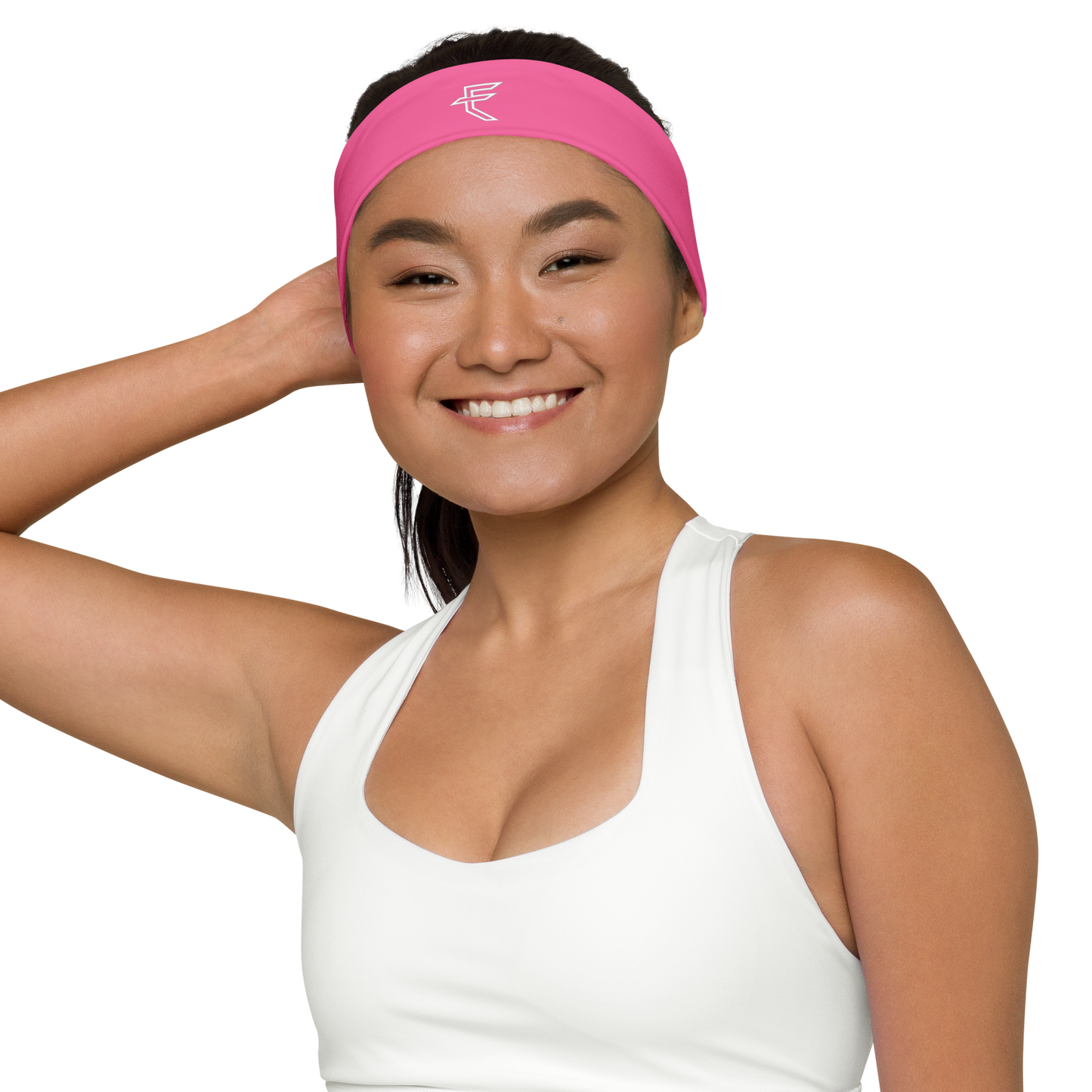 Pink "Tagged" Headband