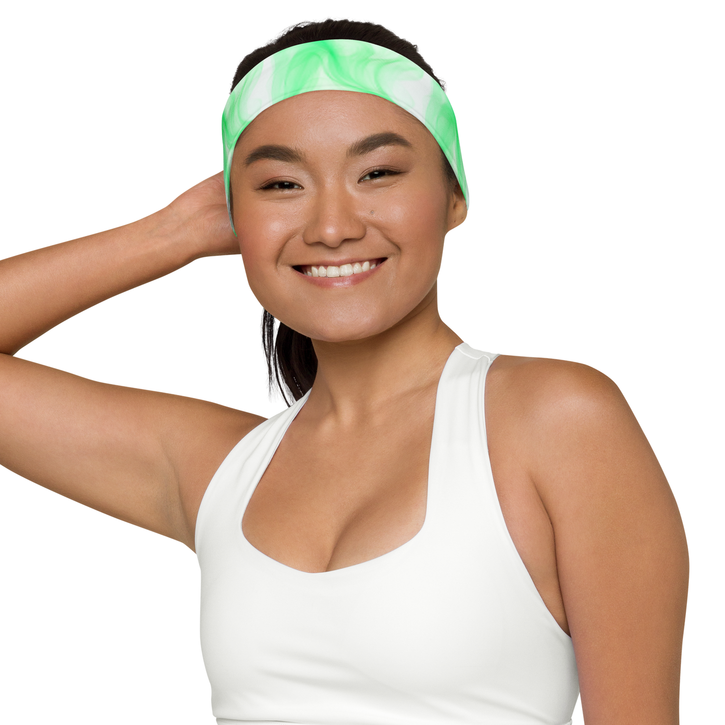 Green "Vapor" Headband