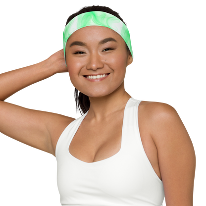 Green "Vapor" Headband