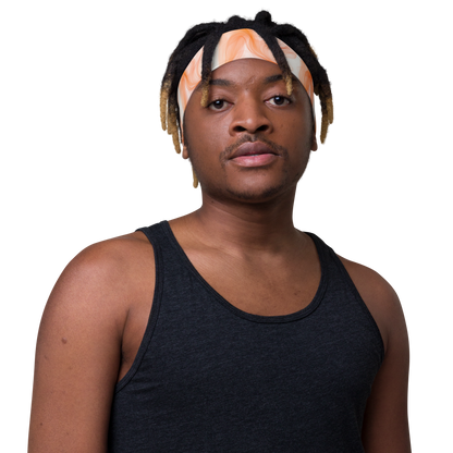 Orange "Vapor" Headband