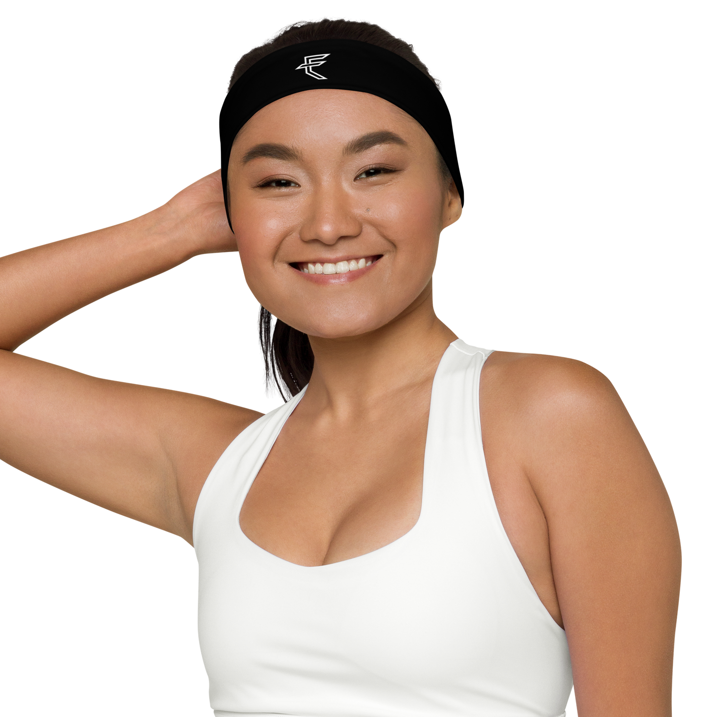 Black "Tagged" Headband