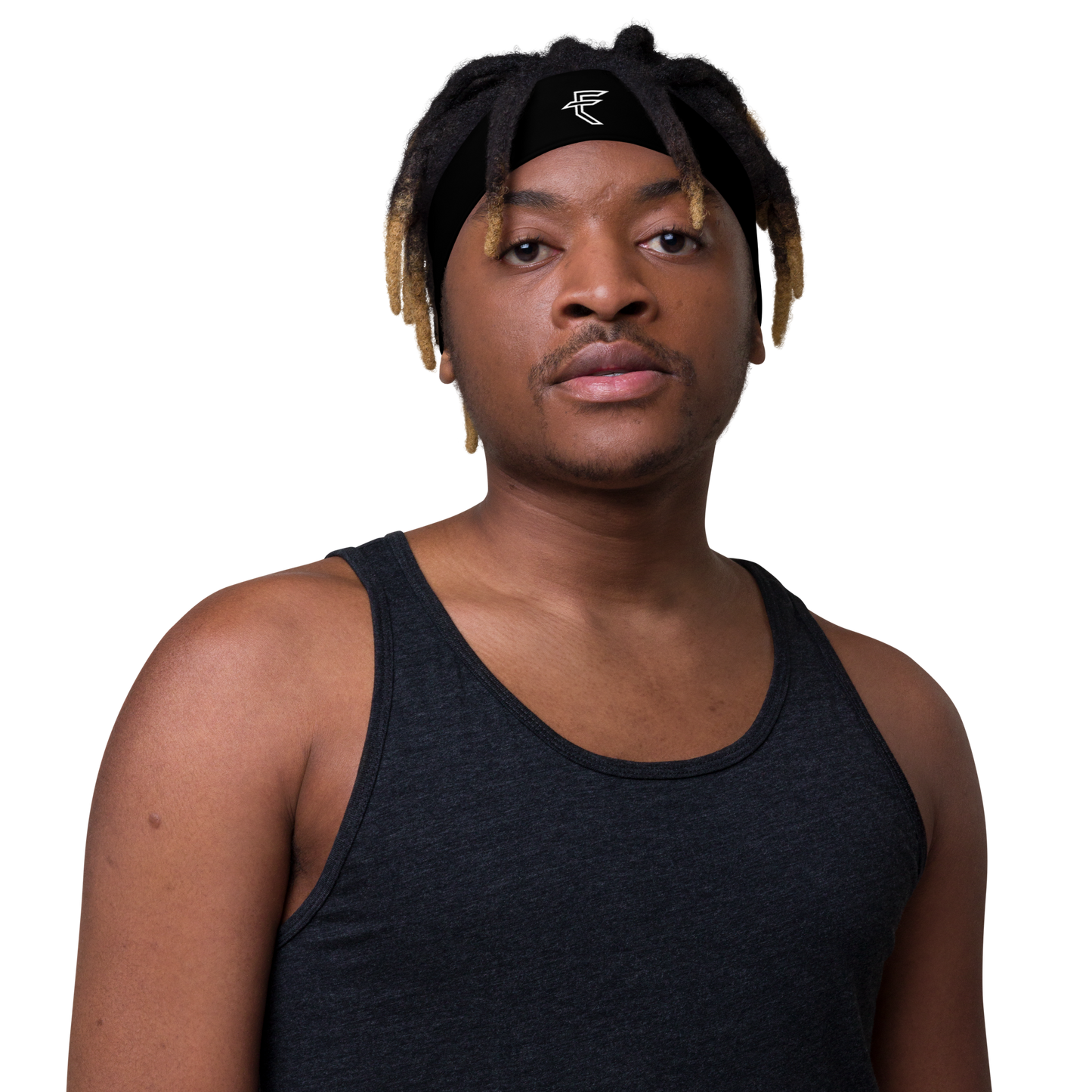 Black "Tagged" Headband