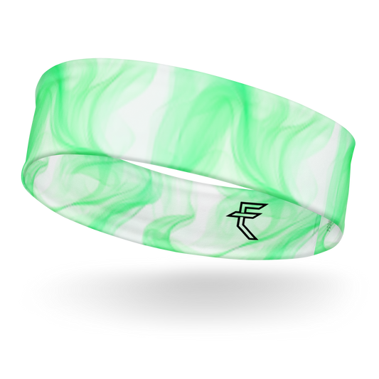 Green "Vapor" Headband
