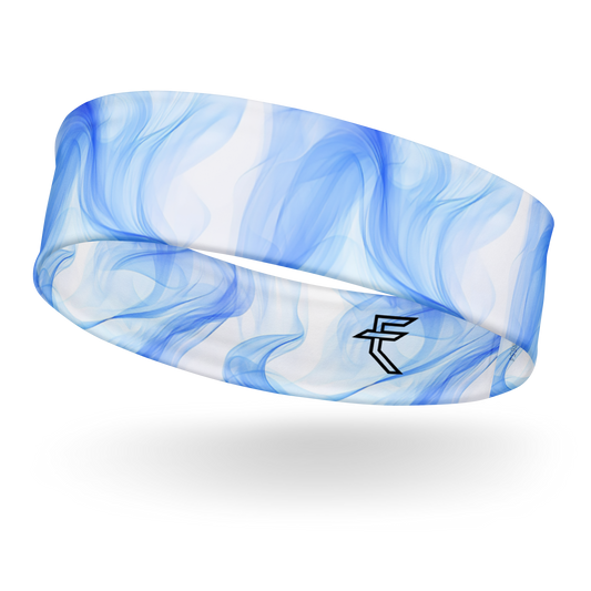 Blue "Vapor" Headband