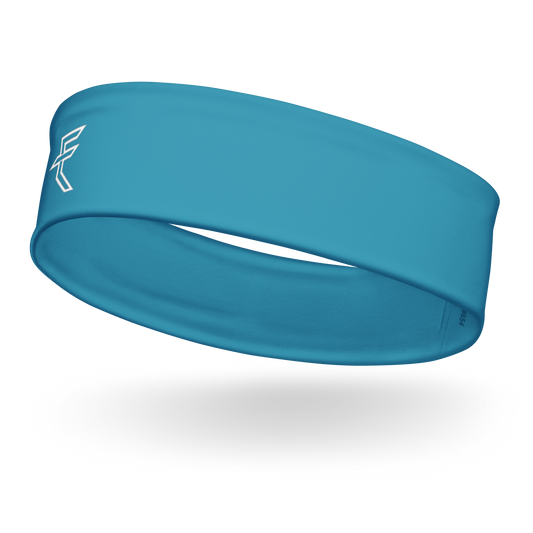 Blue "Tagged" Headband