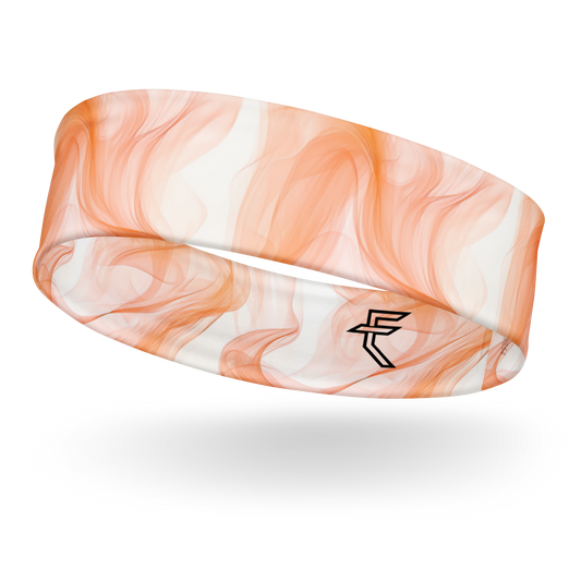 Orange "Vapor" Headband