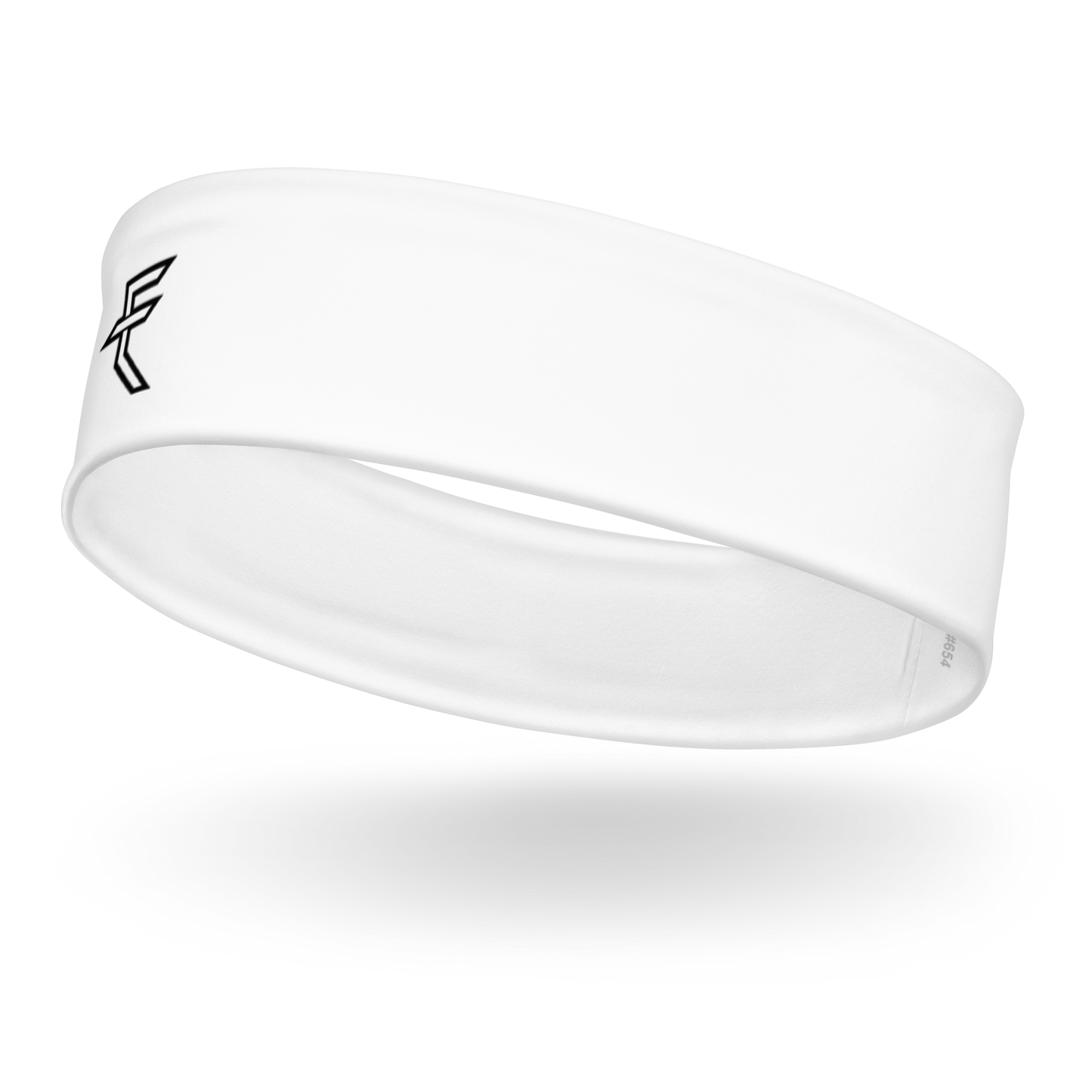 White "Tagged" Headband