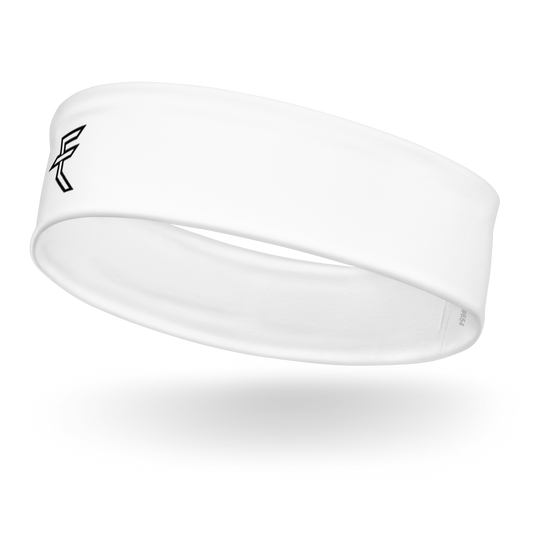 White "Tagged" Headband