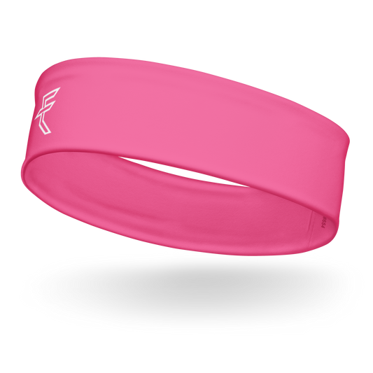 Pink "Tagged" Headband