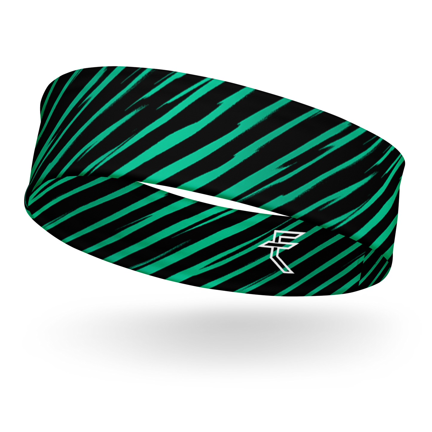 Teal "Velocity Slash" Headband