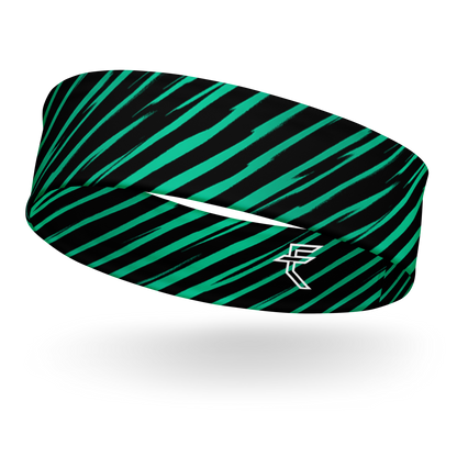Teal "Velocity Slash" Headband