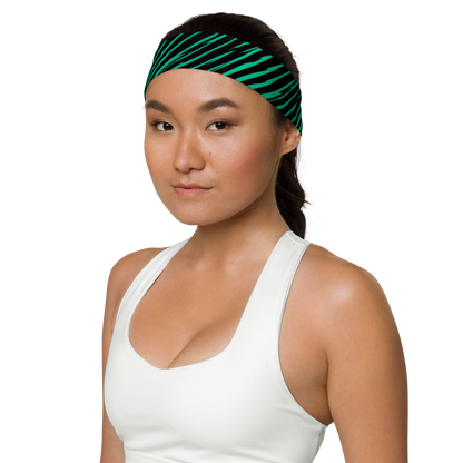 Teal "Velocity Slash" Headband