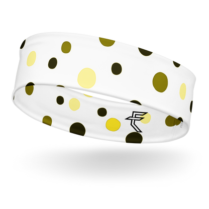Yellow "Polka Party" Headband
