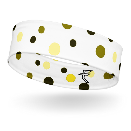 Yellow "Polka Party" Headband