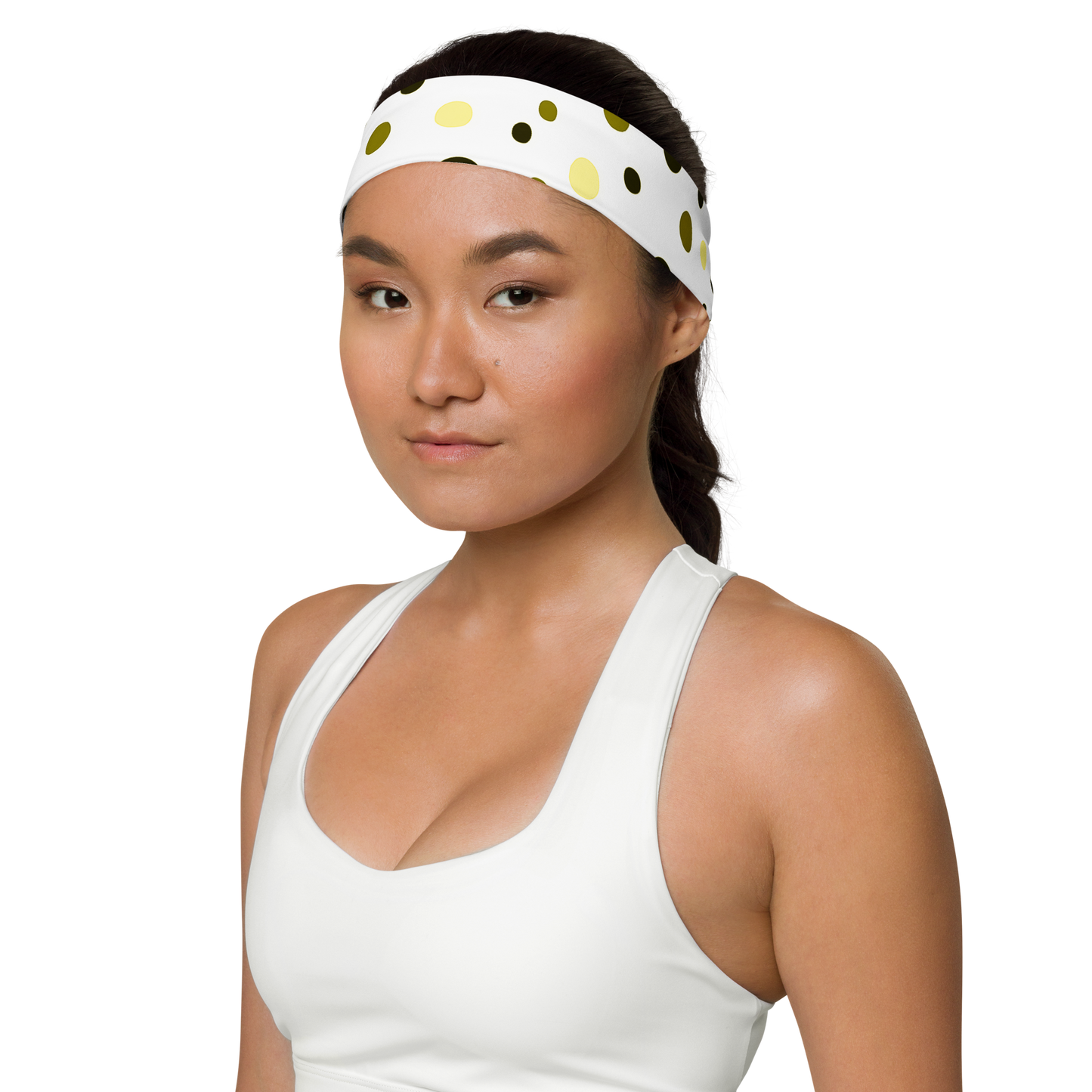 Yellow "Polka Party" Headband