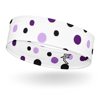 Purple "Polka Party" Headband