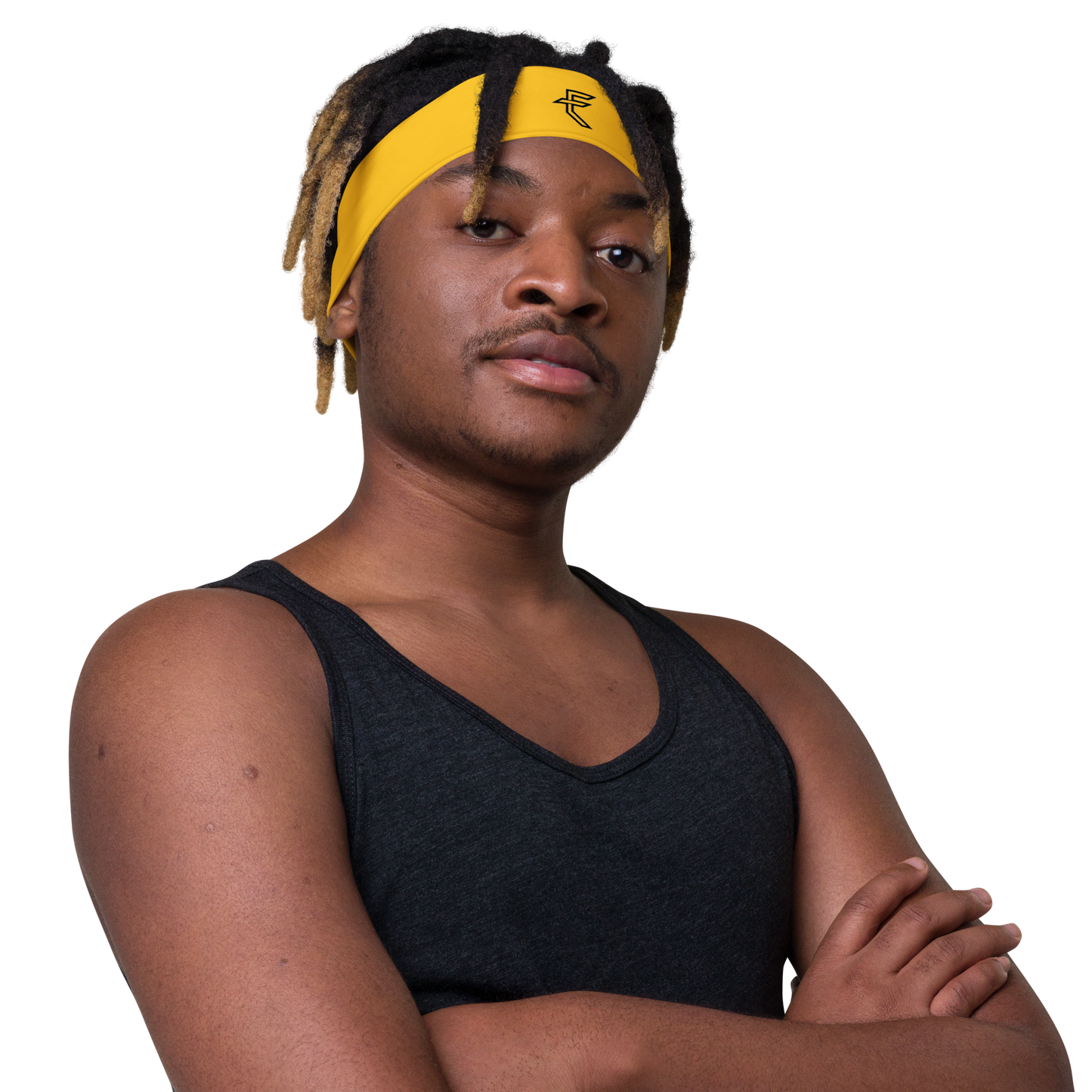 Yellow "Tagged" Headband