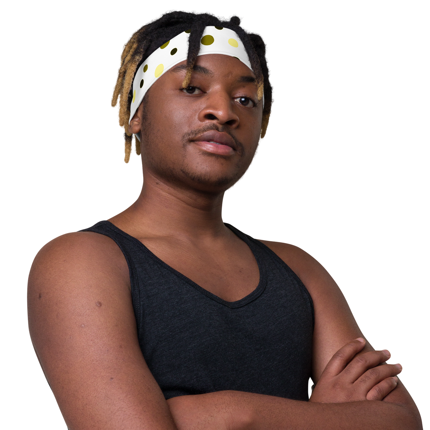 Yellow "Polka Party" Headband