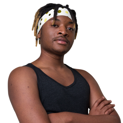 Yellow "Polka Party" Headband