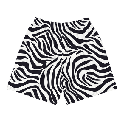 Zebra Print "Beast Inside" Unisex Long Shorts