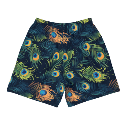 Peacock Feather "Beast Inside" Unisex Long Shorts