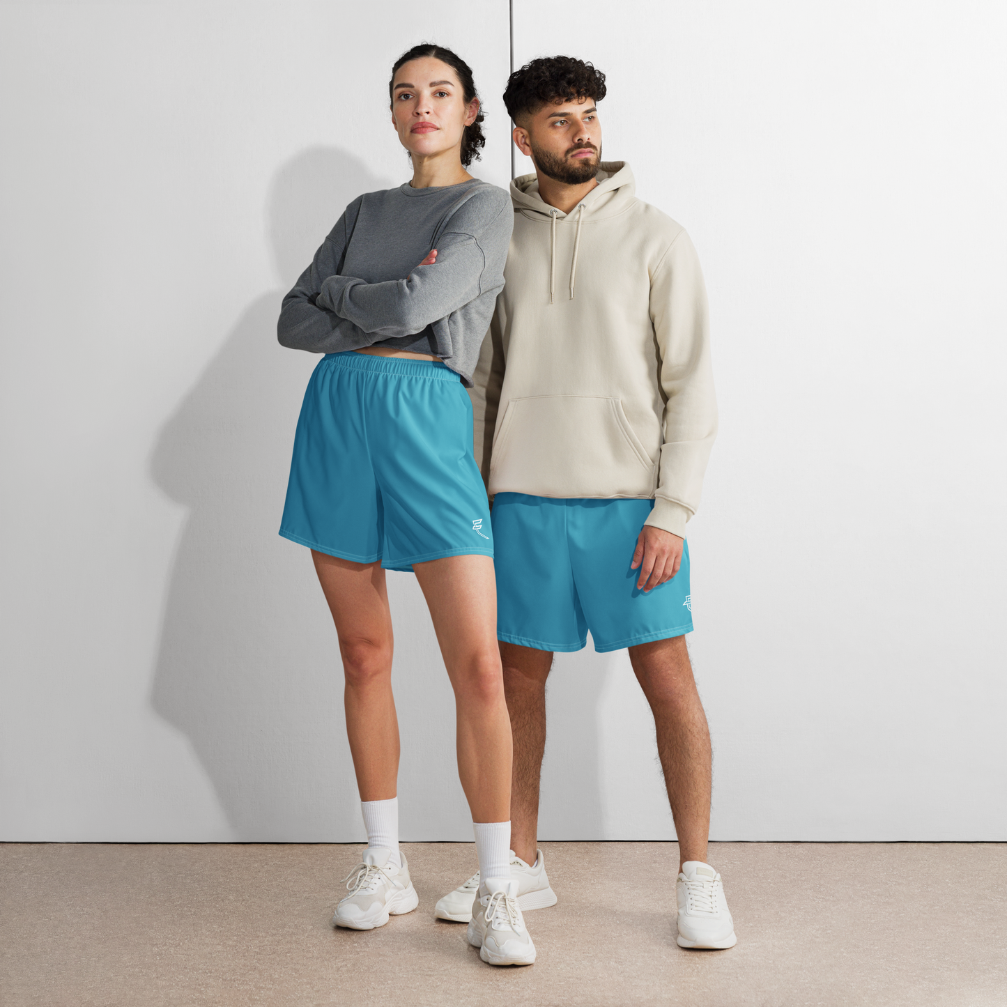 Tagged (Blue) - Uni-Sex Long Shorts