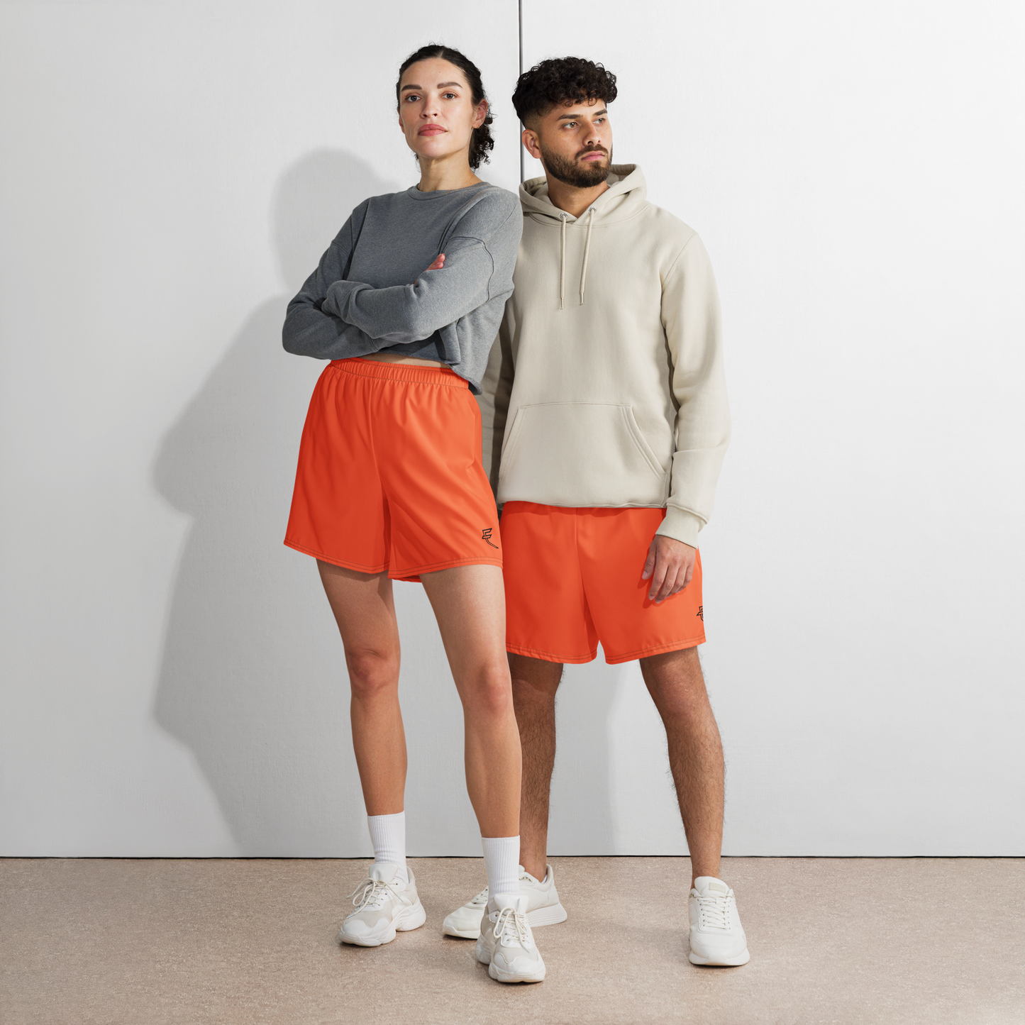 Tagged (Orange) - Uni-Sex Long Shorts