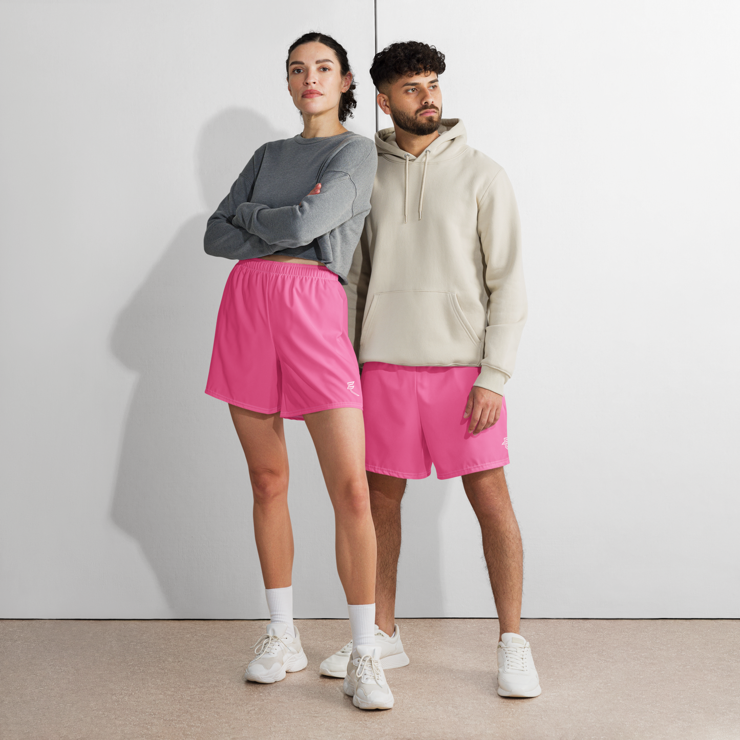 Tagged (Pink) - Uni-Sex Long Shorts