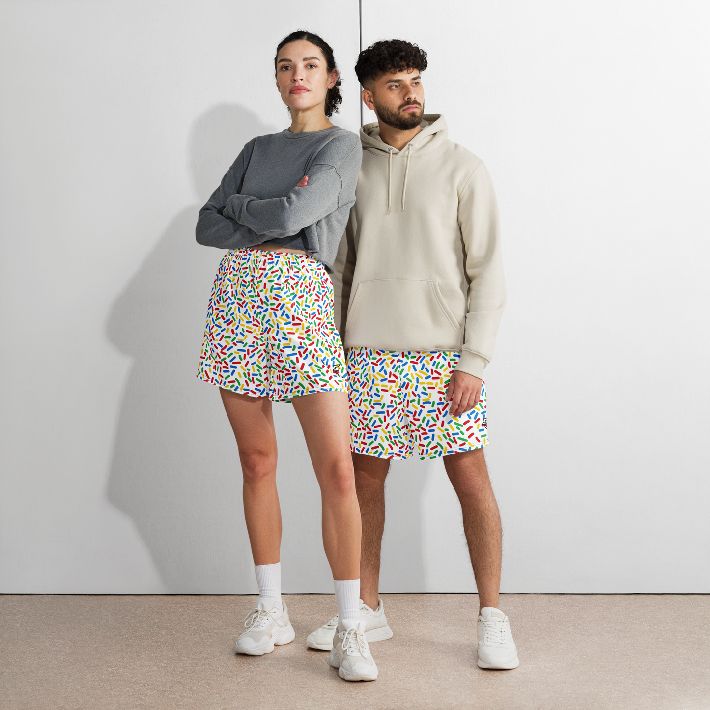 Sweet Tooth (Rainbow Sprinkle) - Unisex Long Shorts