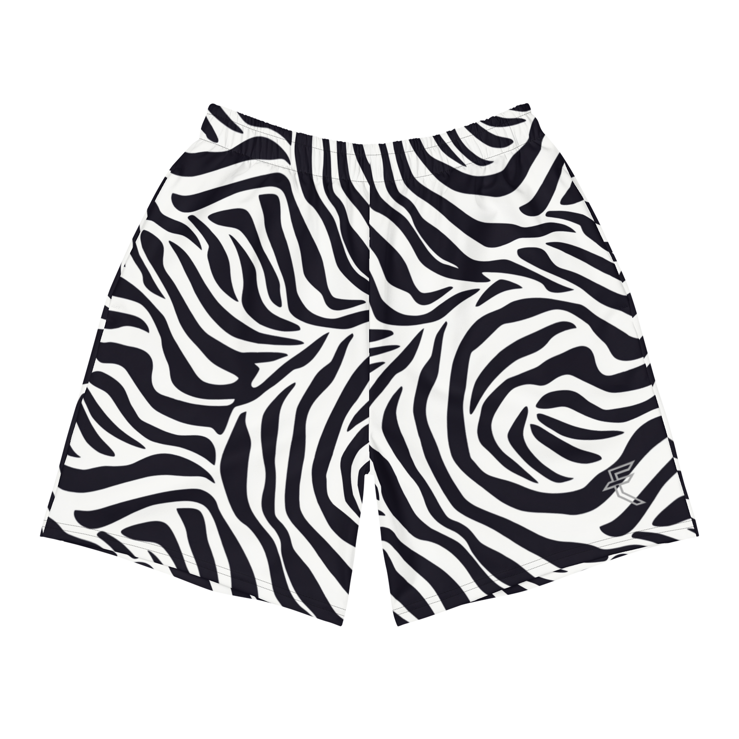 Zebra Print "Beast Inside" Unisex Long Shorts